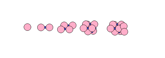 Atomic nuclei of hydrogen, deuterium, helium, lithium and beryllium